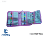 Citizen 36-piece acrylic color pen set with vibrant medium-tip markers for drawing on wood, canvas, glass, fabric, and more