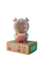 Mini Rechargeable Hand-held Fan – Model DD5619G | Portable USB Fan for Personal Cooling