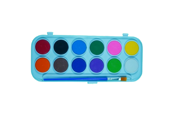 Citizen Water Color Paint Set with vibrant, blendable watercolor pans in a compact palette.