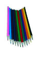 Citizen Wooden Grip Pencil with ergonomic triangular barrel and smooth graphite lead for writing and drawing.