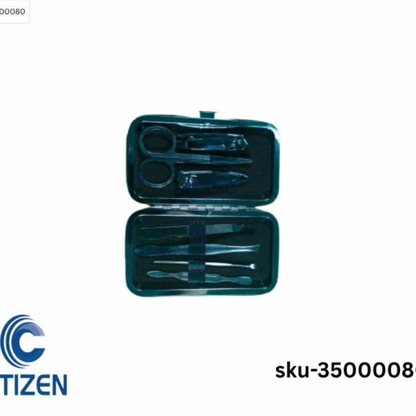 Citizen Mini Manicure and Pedicure Kit (Model S) – Compact Travel Grooming Set with Stainless Steel Tools